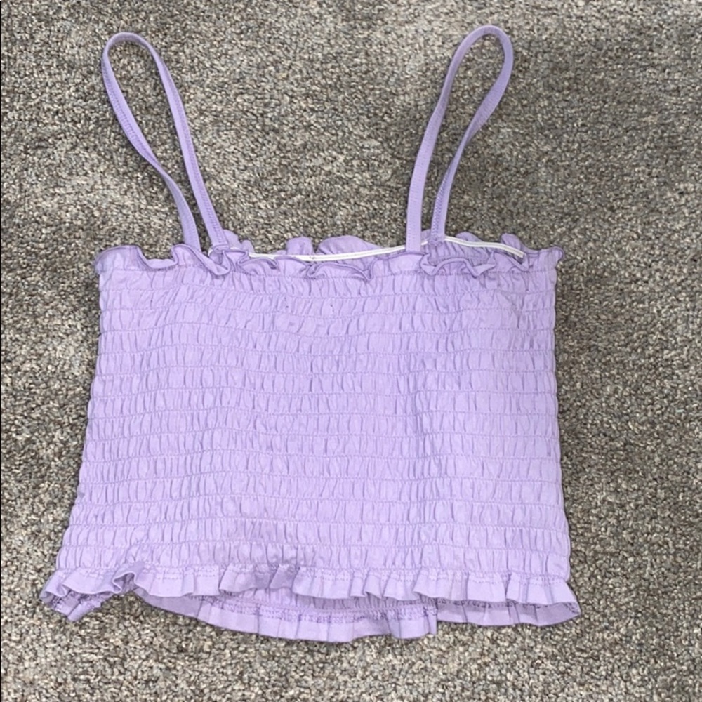 cute purple tank top!